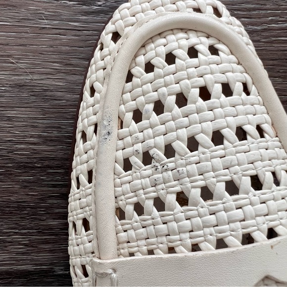 Sam Edelman Cream Woven Loafers - Picture 2 of 5